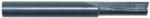 Magnate 1953 Z Flute Straight 1 Flute Router Bit - 1/4" Cutting Diameter; 1" Cutting Length; 1/4" Shank Diameter; 2-1/2" Overall Length