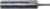 Magnate 1956 Z Flute Straight 1 Flute Router Bit - 1/16" Cutting Diameter; 1/4" Cutting Length; 1/4" Shank Diameter; 1-1/2" Overall Length; Solid Carbide, For Plastic or Solid Woods