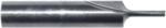 Magnate 1956 Z Flute Straight 1 Flute Router Bit - 1/16" Cutting Diameter; 1/4" Cutting Length; 1/4" Shank Diameter; 1-1/2" Overall Length