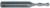 MAGNATE 1978 2 Flute Ball Nose Spiral Up-Cut Router Bit - 1/2" Cutting Diameter; 2" Cutting Length; 1/2" Shank Diameter; 5" Overall Length; Solid Carbide, Right Hand