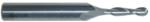 MAGNATE 1977 2 Flute Ball Nose Spiral Up-Cut Router Bit - 3/8" Cutting Diameter; 2" Cutting Length; 1/2" Shank Diameter; 4" Overall Length; Solid Carbide, Right Hand