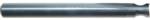 Magnate 1992 O-Flute Straight Edge Rounding Router Bit, 1/4" Shank Diameter 2 Flute - 7/32" Opening; 3/8" Cutting Length; .180" Small Diameter; 3/16" Radius; 2-1/2" Overall Length; 1/4" Cutting Diameter, Solid Carbide, For Plastic Sheets or Parts