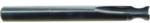 Magnate 1993 O-Flute Straight Edge Rounding Router Bit, 1/4" Shank Diameter 2 Flute - 9/32" Opening; 3/8" Cutting Length; .163" Small Diameter; 1/4" Radius; 2-1/2" Overall Length; 1/4" Cutting Diameter, Solid Carbide, For Plastic Sheets or Parts