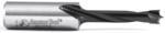 Amana 201052 Brad Point Right-Handed Boring Bit, 57mm OAL x 10mm Shank - 5.2mm Cutting Diameter; 27mm Cutting Height, Carbide Tipped