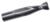 MAGNATE 2012 2 Flute Spiral Up-Cut Router Bit - 5/8" Cutting Diameter; 2" Cutting Length; 5/8" Shank Diameter; 4" Overall Length; Fish Tail End, Solid Carbide, Right-Hand