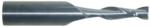 MAGNATE 2019 2 Flute Spiral Up-Cut Router Bit - 9/32" Cutting Diameter; 1" Cutting Length; 1/2" Shank Diameter; 3" Overall Length; Fish Tail End, Solid Carbide, Right-Hand