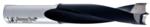 Amana 202010 Brad Point Right-Handed Boring Bit, 77mm OAL x 10mm Shank - 10mm Cutting Diameter; 44mm Cutting Height, Carbide Tipped