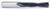Amana 202082 Brad Point Right-Handed Boring Bit, 77mm OAL x 10mm Shank - 8.2mm Cutting Diameter; 44mm Cutting Height, Carbide Tipped