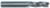 MAGNATE 2030 3 Flute Ruffer Spiral Up-Cut Router Bit - 3/8" Cutting Diameter; 1-1/4" Cutting Length; 3/8" Shank Diameter; 3" Overall Length; Solid Carbide Hoggers, Right-Hand