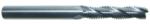 MAGNATE 2041 3 Flute Ruffer Spiral Up-Cut Router Bit - 3/8" Cutting Diameter; 1-3/4" Cutting Length; 3/8" Shank Diameter; 4" Overall Length; Solid Carbide Hoggers, Right-Hand