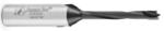 Amana 204004 Brad Point Right-Handed Boring Bit, 70mm OAL x 10mm Shank - 4.0mm Cutting Diameter; 35mm Cutting Height, Carbide Tipped