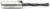 Amana 204045 Brad Point Right-Handed Boring Bit, 70mm OAL x 10mm Shank - 4.5mm Cutting Diameter; 35mm Cutting Height, Carbide Tipped