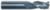 Magnate 2063 3 Flute Chipbreaker Spiral Up-Cut Router Bit - 1/2" Cutting Diameter; 1-1/4" Cutting Length; 1/2" Shank Diameter; 3" Overall Length