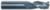 MAGNATE 2063 3 Flute Chipbreaker Spiral Up-Cut Router Bit - 1/2" Cutting Diameter; 1-1/4" Cutting Length; 1/2" Shank Diameter; 3" Overall Length; Solid Carbide, Right-Hand