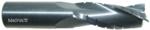 MAGNATE 2067 3 Flute Chipbreaker Spiral Up-Cut Router Bit - 3/4" Cutting Diameter; 2" Cutting Length; 3/4" Shank Diameter; 4" Overall Length; Solid Carbide, Right-Hand