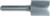 MAGNATE 207 Straight 1/4" Shank Diameter Router Bit - 5/8" Cutting Diameter; 3/4" Cutting Length; 1/4" Shank Diameter; 1-1/4" Shank Length; 2-Flute Carbide Tipped, Non-Plunging