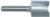 MAGNATE 208R Straight 1/4" Shank Diameter Router Bit - 11/16" Cutting Diameter; 3/4" Cutting Length; 1/4" Shank Diameter; 1-1/4" Shank Length; 2-Flute Carbide Tipped, Non-Plunging
