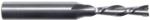 MAGNATE 2102 2 Flute Spiral Down-Cut Router Bit - 5/32" Cutting Diameter; 3/4" Cutting Length; 1/4" Shank Diameter; 2" Overall Length; Fish Tail End, Solid Carbide, Right-Hand