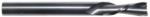 MAGNATE 2104 2 Flute Spiral Down-Cut Router Bit - 1/4" Cutting Diameter; 3/4" Cutting Length; 1/4" Shank Diameter; 2-1/2" Overall Length; Fish Tail End, Solid Carbide, Right-Hand