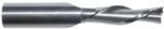 MAGNATE 2108 2 Flute Spiral Down-Cut Router Bit - 3/8" Cutting Diameter; 1-1/4" Cutting Length; 1/2" Shank Diameter; 3" Overall Length; Fish Tail End, Solid Carbide, Right-Hand