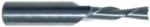 MAGNATE 2119 2 Flute Spiral Down-Cut Router Bit - 9/32" Cutting Diameter; 1" Cutting Length; 1/2" Shank Diameter; 3" Overall Length; Fish Tail End, Solid Carbide, Right-Hand