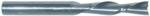Magnate 2124 2 Flute Spiral Down-Cut Router Bit - 1/4" Cutting Diameter; 1-1/4" Cutting Length; 1/4" Shank Diameter; 2-1/2" Overall Length
