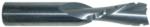 MAGNATE 2153 2 Flute Chipbreaker Spiral Down-Cut Router Bit - 1/2" Cutting Diameter; 1-1/4" Cutting Length; 1/2" Shank Diameter; 3" Overall Length; Solid Carbide, Right-Hand