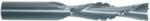 MAGNATE 2157 2 Flute Chipbreaker Spiral Down-Cut Router Bit - 3/4" Cutting Diameter; 2" Cutting Length; 3/4" Shank Diameter; 4" Overall Length; Solid Carbide, Right-Hand