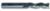 MAGNATE 2162 3 Flute Chipbreaker Spiral Down-Cut Router Bit - 3/8" Cutting Diameter; 1-1/4" Cutting Length; 3/8" Shank Diameter; 3" Overall Length; Solid Carbide, Right-Hand