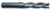 MAGNATE 2165 3 Flute Chipbreaker Spiral Down-Cut Router Bit - 1/2" Cutting Diameter; 2" Cutting Length; 1/2" Shank Diameter; 4" Overall Length; Solid Carbide, Right-Hand