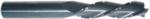 MAGNATE 2168 3 Flute Chipbreaker Spiral Down-Cut Router Bit - 3/4" Cutting Diameter; 3" Cutting Length; 3/4" Shank Diameter; 6" Overall Length; Solid Carbide, Right-Hand