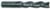 MAGNATE 2198 3 Flute Spiral Down-Cut Router Bit - 3/4" Cutting Diameter; 3-1/2" Cutting Length; 3/4" Shank Diameter; 6" Overall Length; Solid Carbide, Right-Hand