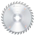 Amana 220T340 General Purpose Saw Blade - 220mm Diameter; 34 Tooth; 30mm Bore; 10 degree Hook; .079" Plate; .118" Kerf; With 2/7/42 pin hole for compatibility with Holz-Her 220 mm panel saws; ATB Grind, Carbide Tipped