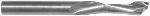 MAGNATE 2210 1 Flute Compression Spiral Router Bit - 1/4" Cutting Diameter; 7/8" Cutting Length; 1/4" Shank Diameter; 2-1/2" Overall Length; 1+1 Up-Down, Solid Carbide, Right Hand