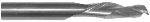 MAGNATE 2217 1 Flute Compression Spiral Router Bit - 3/8" Cutting Diameter; 1" Cutting Length; 3/8" Shank Diameter; 3" Overall Length; 1+1 Up-Down, Solid Carbide, Right Hand