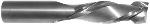 MAGNATE 2226 2 Flute Compression Spiral Router Bit - 5/8" Cutting Diameter; 1-5/8" Cutting Length; 5/8" Shank Diameter; 3-1/2" Overall Length; 2+2 Up-Down, Solid Carbide, Right Hand