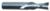 MAGNATE 2288 2 Flute MFC Spiral Down-Cut Router Bit - 1/2" Cutting Diameter; 1-1/4" Cutting Length; 1/2" Shank Diameter; 3" Overall Length; Solid Carbide, Right Hand