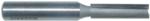 MAGNATE 233L Straight 1/2" Shank Diameter Router Bit - 3/8" Cutting Diameter; 1-1/2" Cutting Length; 2" Shank Length; 3-1/2" Overall Length; 2-Flute Carbide Tipped, Non-Plunging
