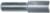 MAGNATE 237 Straight 1/2" Shank Diameter Router Bit - 5/8" Cutting Diameter; 1-1/4" Cutting Length; 1-1/2" Shank Length; 2-3/4" Overall Length; 2-Flute Carbide Tipped, Non-Plunging