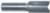 MAGNATE 237D Straight 1/2" Shank Diameter Router Bit - 21/32" Cutting Diameter; 1-1/4" Cutting Length; 1-1/2" Shank Length; 2-3/4" Overall Length; 2-Flute Carbide Tipped, Non-Plunging