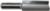 MAGNATE 238B Straight 1/2" Shank Diameter Router Bit - 3/4" Cutting Diameter; 2" Cutting Length; 1-1/2" Shank Length; 3-1/2" Overall Length; 2-Flute Carbide Tipped, Non-Plunging