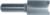 MAGNATE 238D Straight 1/2" Shank Diameter Router Bit - 25/32" Cutting Diameter; 1-1/4" Cutting Length; 1-1/2" Shank Length; 2-3/4" Overall Length; 2-Flute Carbide Tipped, Non-Plunging