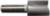MAGNATE 239 Straight 1/2" Shank Diameter Router Bit - 7/8" Cutting Diameter; 1-1/4" Cutting Length; 1-1/2" Shank Length; 2-3/4" Overall Length; 2-Flute Carbide Tipped, Non-Plunging