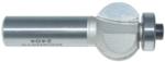 MAGNATE 2404 Shallow Flute Router Bit - 5/8" Flute Height; 1/2" Shank Diameter; 1-1/2" Shank Length; 15/16" Overall Diameter; BR-05 Bearing; 2-Flute Carbide Tipped