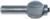 MAGNATE 2406 Shallow Flute Router Bit - 7/8" Flute Height; 1/2" Shank Diameter; 1-1/2" Shank Length; 1" Overall Diameter; BR-05 Bearing; 2-Flute Carbide Tipped