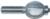 MAGNATE 2408 Shallow Flute Router Bit - 1-1/8" Flute Height; 1/2" Shank Diameter; 1-1/2" Shank Length; 1-1/8" Overall Diameter; BR-05 Bearing; 2-Flute Carbide Tipped
