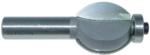 MAGNATE 2409 Shallow Flute Router Bit - 1-1/4" Flute Height; 1/2" Shank Diameter; 1-1/2" Shank Length; 1-1/8" Overall Diameter; BR-05 Bearing; 2-Flute Carbide Tipped