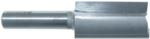 MAGNATE 241 Straight 1/2" Shank Diameter Router Bit - 1" Cutting Diameter; 2" Cutting Length; 2" Shank Length; 4" Overall Length; 2-Flute Carbide Tipped, Non-Plunging