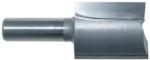 MAGNATE 242 Straight 1/2" Shank Diameter Router Bit - 1-1/4" Cutting Diameter; 1-1/2" Cutting Length; 1-1/2" Shank Length; 3" Overall Length; 2-Flute Carbide Tipped, Non-Plunging
