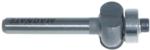 MAGNATE 2421 Shallow Flute Router Bit - 5/16" Flute Height; 1/4" Shank Diameter; 1-1/2" Shank Length; 7/8" Overall Diameter; BR-03 Bearing; 2-Flute Carbide Tipped